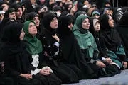 تصاویر دیدار هزاران نفر از زنان و دختران با رهبرانقلاب