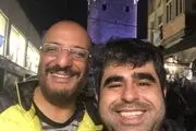 عکس زیر خاکی امیر نوری در کنار امیر جعفری