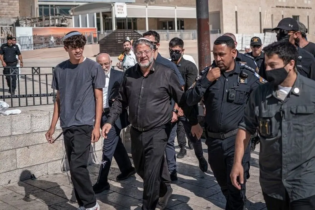 افتخار بن گویر به تخریب محله فلسطینی