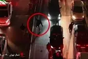 شمشیر به دست در خیابان های شمال تهران +فیلم