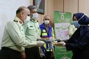  قدردانی رییس پلیس تهران از کادر درمانی/ عکس
