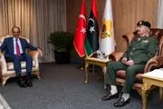 سفر رئیس جاسوسی ترکیه به لیبی+عکس