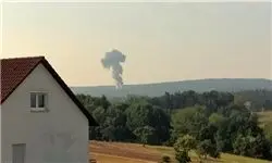 سقوط جت جنگنده آمریکا در جنوب آلمان