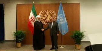 روحانی با دبیرکل سازمان ملل دیدار کرد