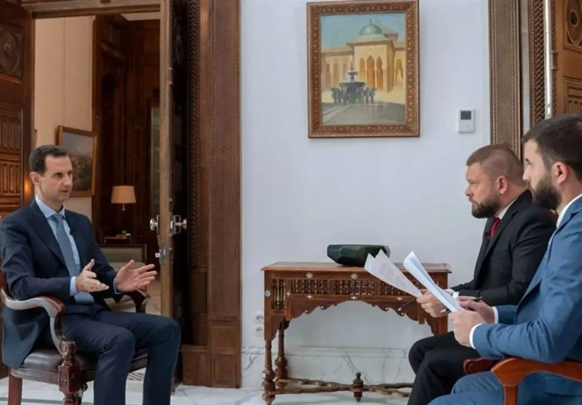 اسد: داعش با اراده آمریکا وارد سوریه شد‎