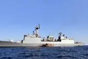 کمک رسانی ناو کره جنوبی به لنج حامل سوخت ایرانی