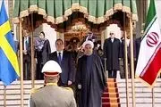 استقبال رسمی روحانی از نخست وزیر سوئد