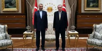  امیرعبداللهیان با اردوغان دیدار کرد +عکس 