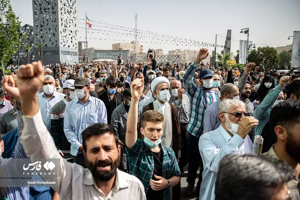 مراسم تشییع پیکر شهید صیاد خدایی/گزارش تصویری