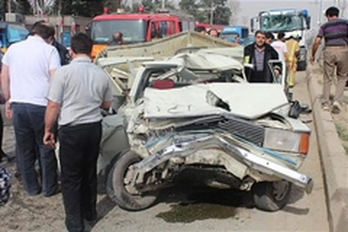 خواب‌آلودگی راننده جان ۵ نفر را گرفت