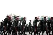 تشییع شهدای پلیس تهران/ گزارش تصویری