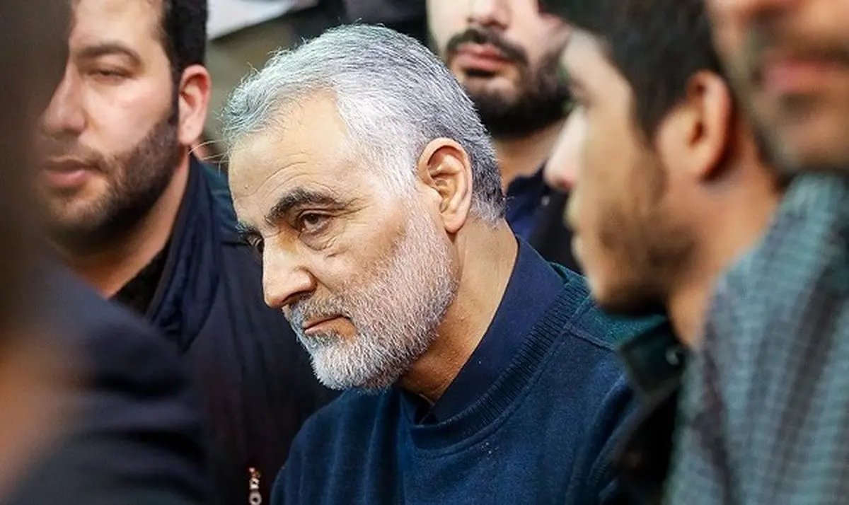 حاج قاسم در بزرگداشت آیت الله شاهرودی/ عکس
