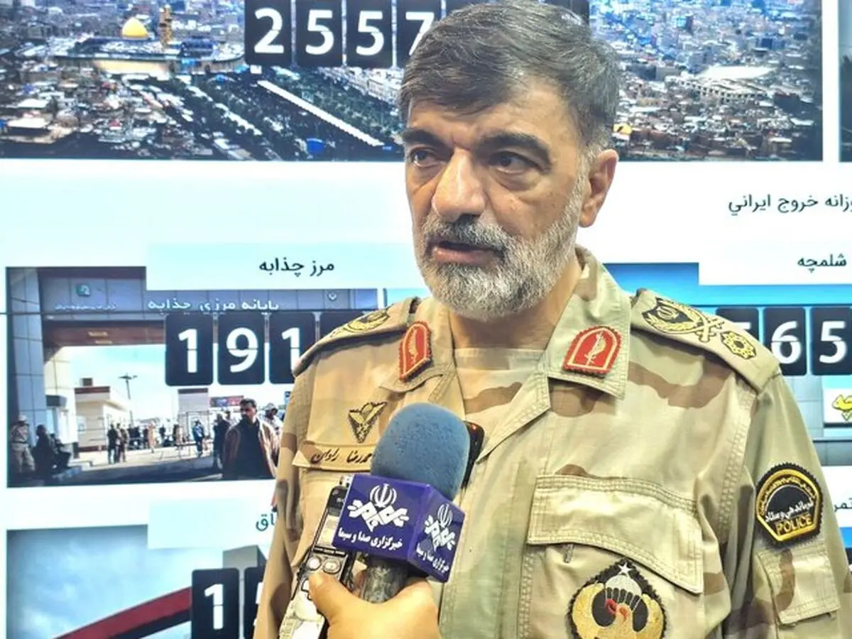 بازدید سردار رادان از مرز شلمچه