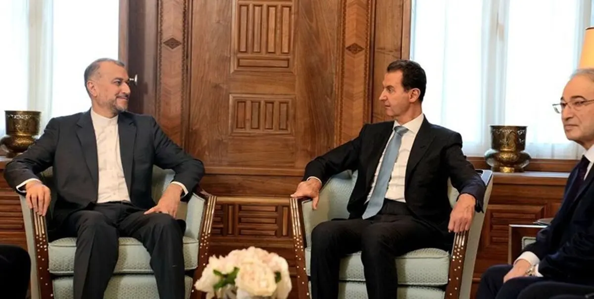 دیدار  امیرعبداللهیان با بشار اسد 