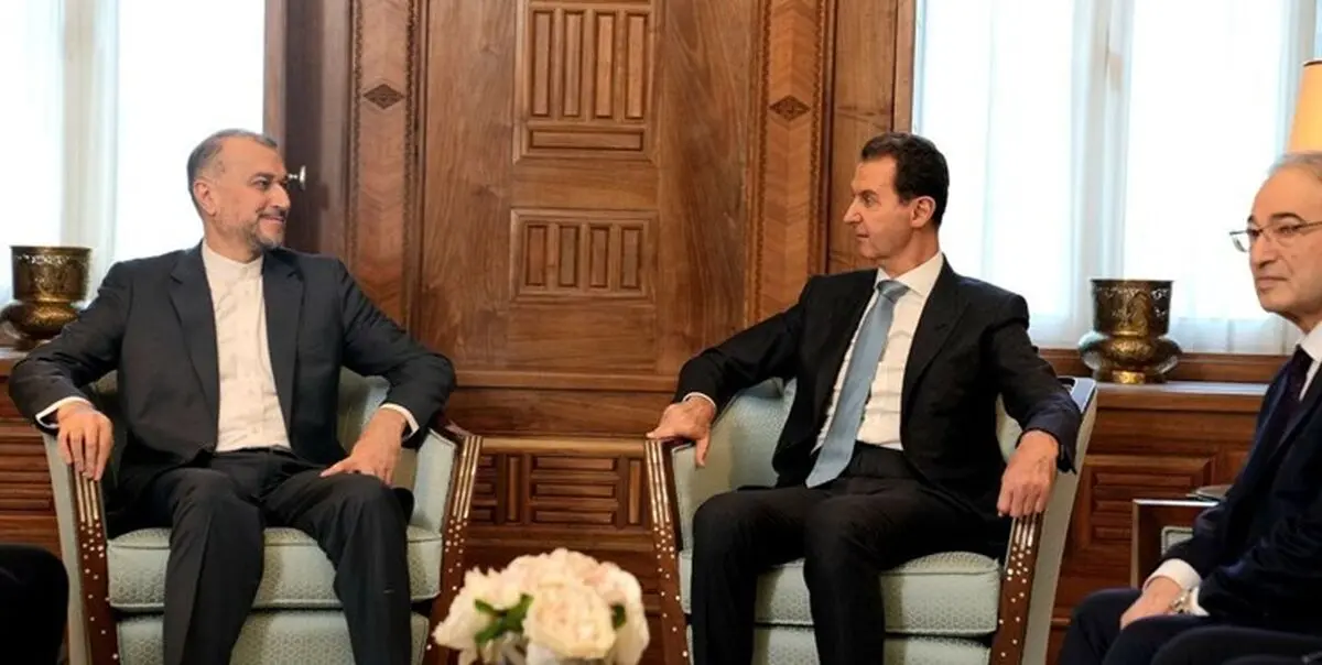 دیدار  امیرعبداللهیان با بشار اسد 