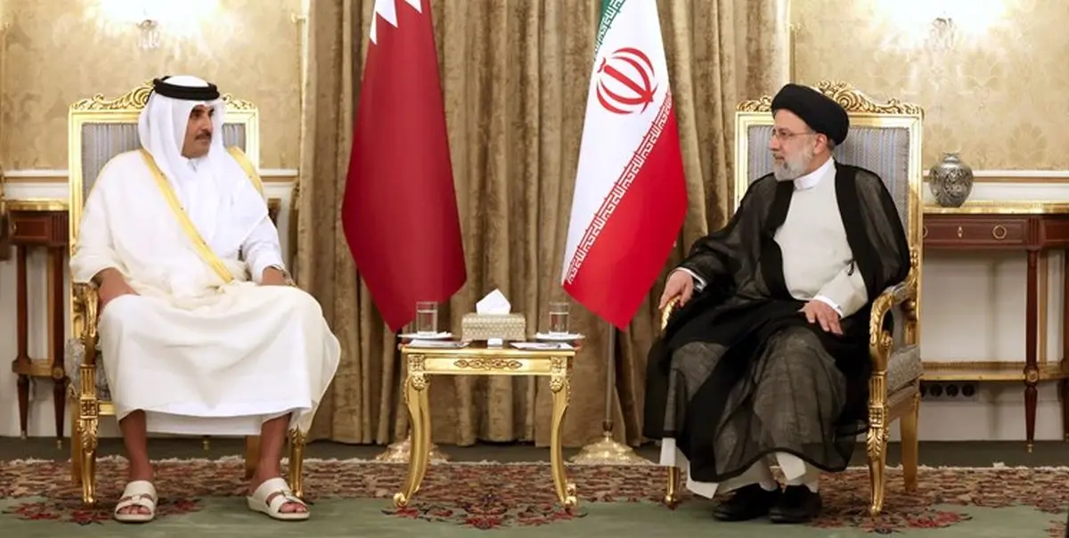 امیر قطر خطاب به رئیسی چه گفت؟