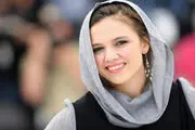 پوشش بیش از حد عجیب بازیگر زن ایرانی در جشنواره کن/عکس