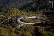 تصویری زیبا از ارتفاعات لاهیجان