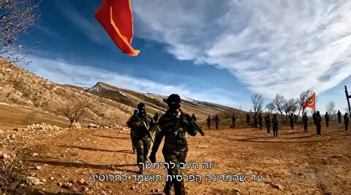 شبه نظامیان مسلح نزدیک مرز ایران برای جنگ احتمالی با ایران