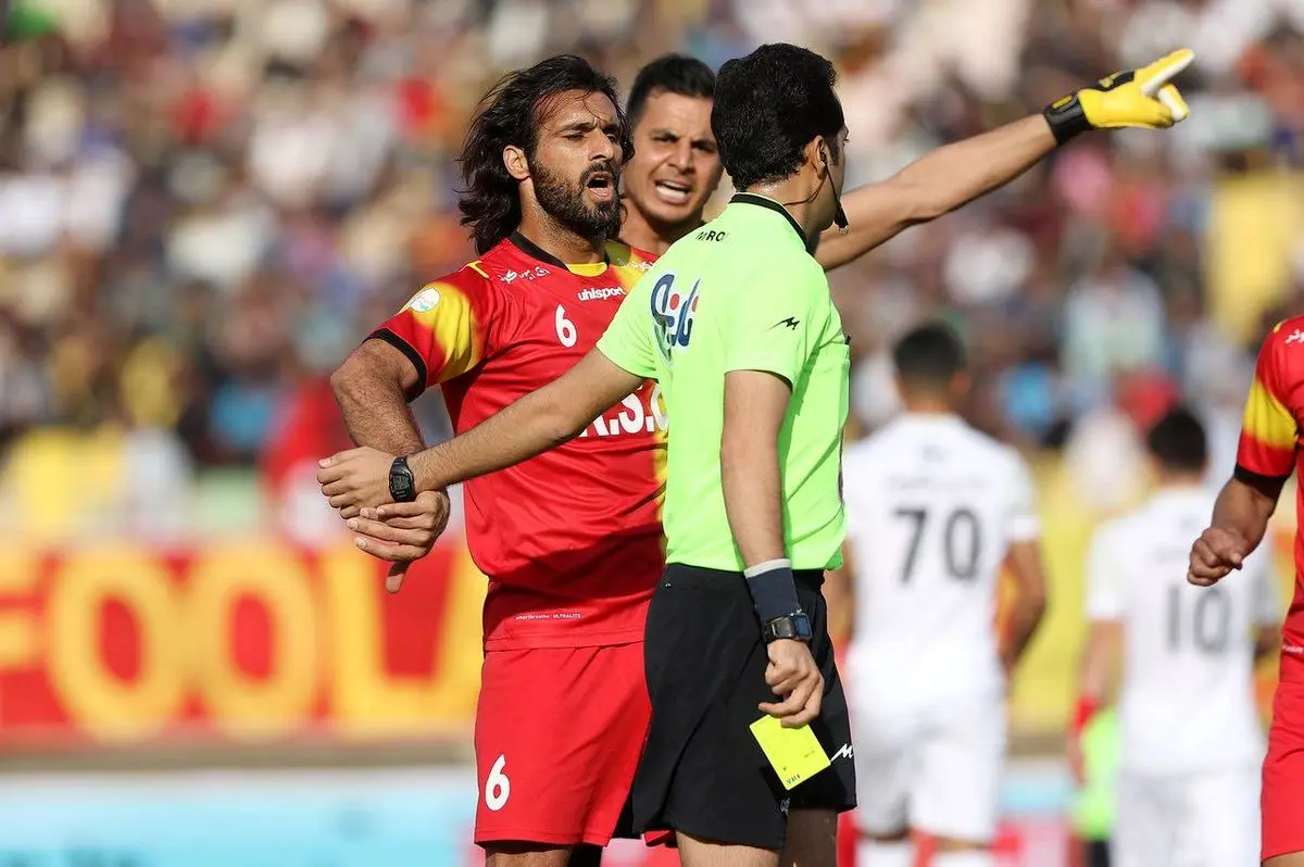 گل پرسپولیس به فولاد خطا بود؟ / تصاویر