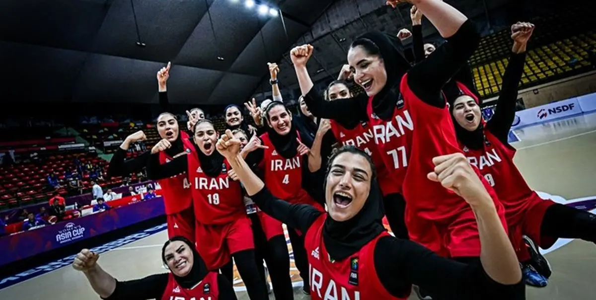صعود بانوان بسکتبال ایران در رنکینگ جهانی