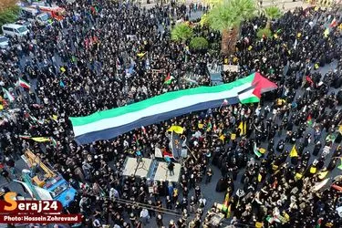تجمع ضد صهیونیستی مردم تهران در میدان فلسطین/گزارش تصویری
