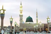 انتشار عکسی تأثیرگذار از مسجد النبی 