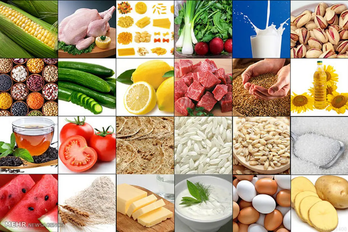 جدول افزایش قیمت کالاهای اساسی در طول یک سال