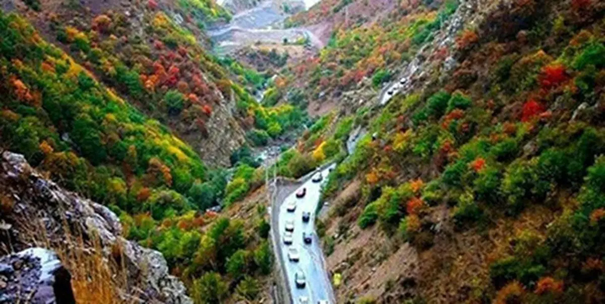 جاده چالوس یکطرفه شد