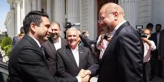 دیدار رئیس مجلس ملی ارمنستان با قالیباف