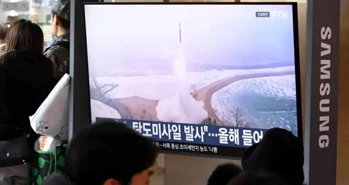 پیام موشکی کره شمالی برای آمریکا 