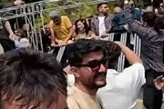 لحظه حمله و تخریب وحشیانه حافظیه
