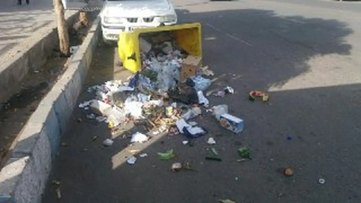 
رفتگران جیرفتی دست از کار کشیدند + تصاویر
