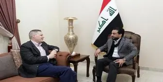 سفیر آمریکا با رئیس پارلمان عراق دیدار کرد