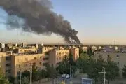 آتش‌سوزی گسترده در پالایشگاه تهران + فیلم و تصاویر 
