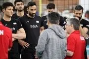 والیبالیست های ایران 3 ست متوالی را به فرانسه واگذار کردند