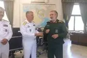 دیدار فرماندهان نیروی دریایی ارتش و سپاه
