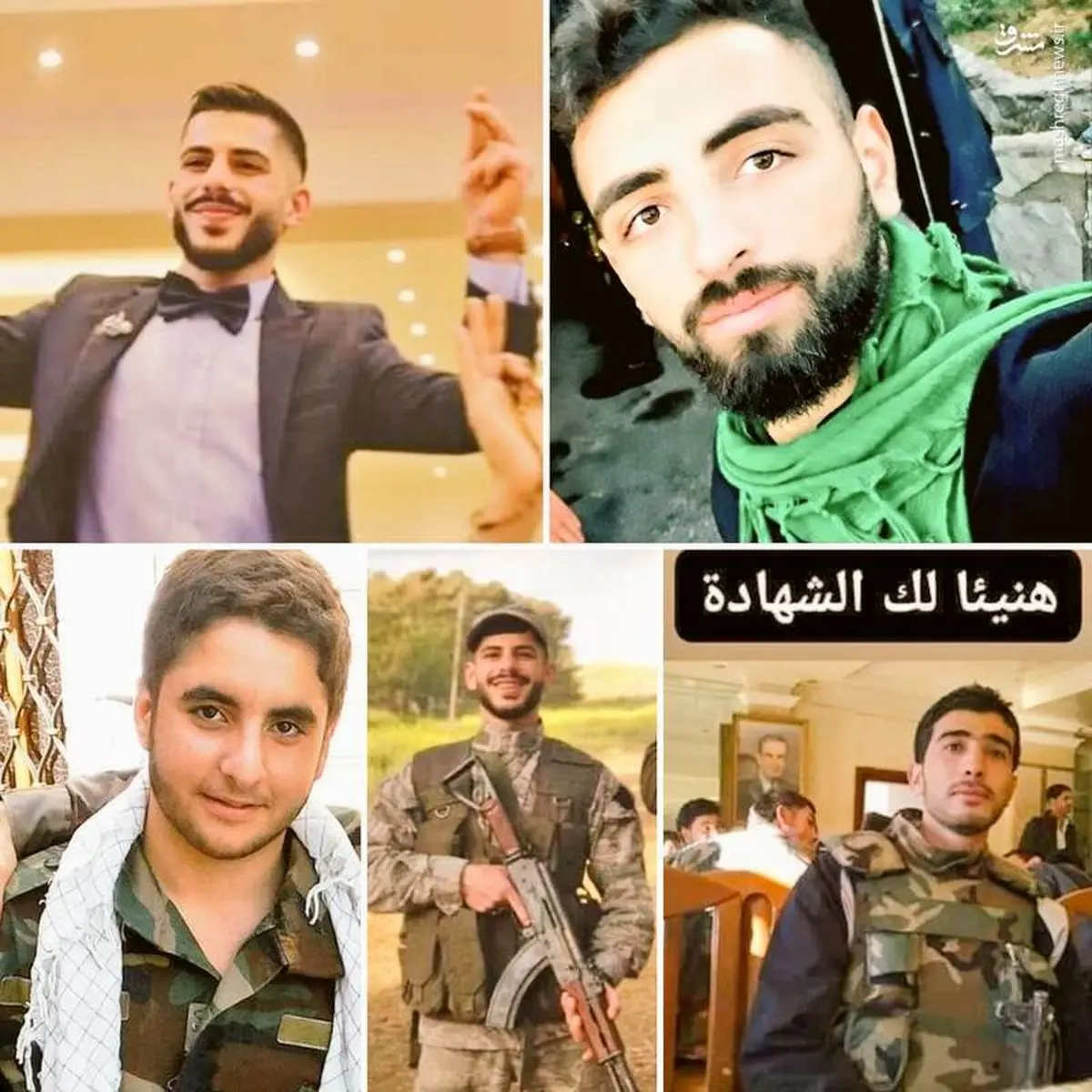 شهادت رزمندگان حزب الله در حمله نیروهای ترکیه +عکس
