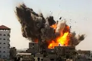 حمله ناو‌های جنگی سعودی به استان تعز یمن 