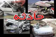 برخورد و واژگونی در اتوبان یاسینی