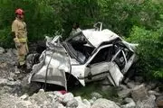 درگذشت 3 تن بر اثر واژگونی خودرو در بزرگراه شهید خرازی/ عکس
