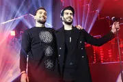 ورود شوکه کننده خوانندگان ماکان بند به کنسرت !! +عکس