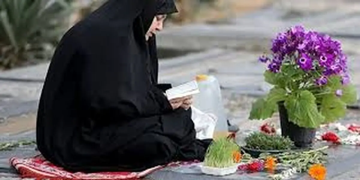 درهای بهشت زهرا(س) برای تحویل سال باز است
