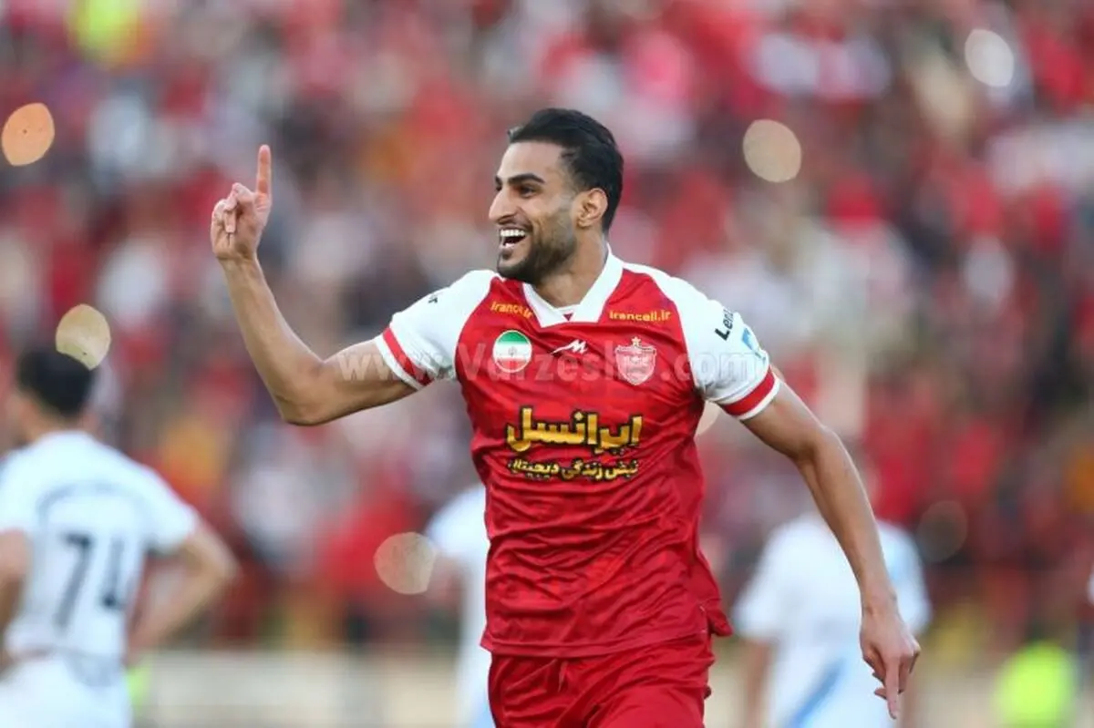 گل پرسپولیس به نساجی توسط شهاب زاهدی
