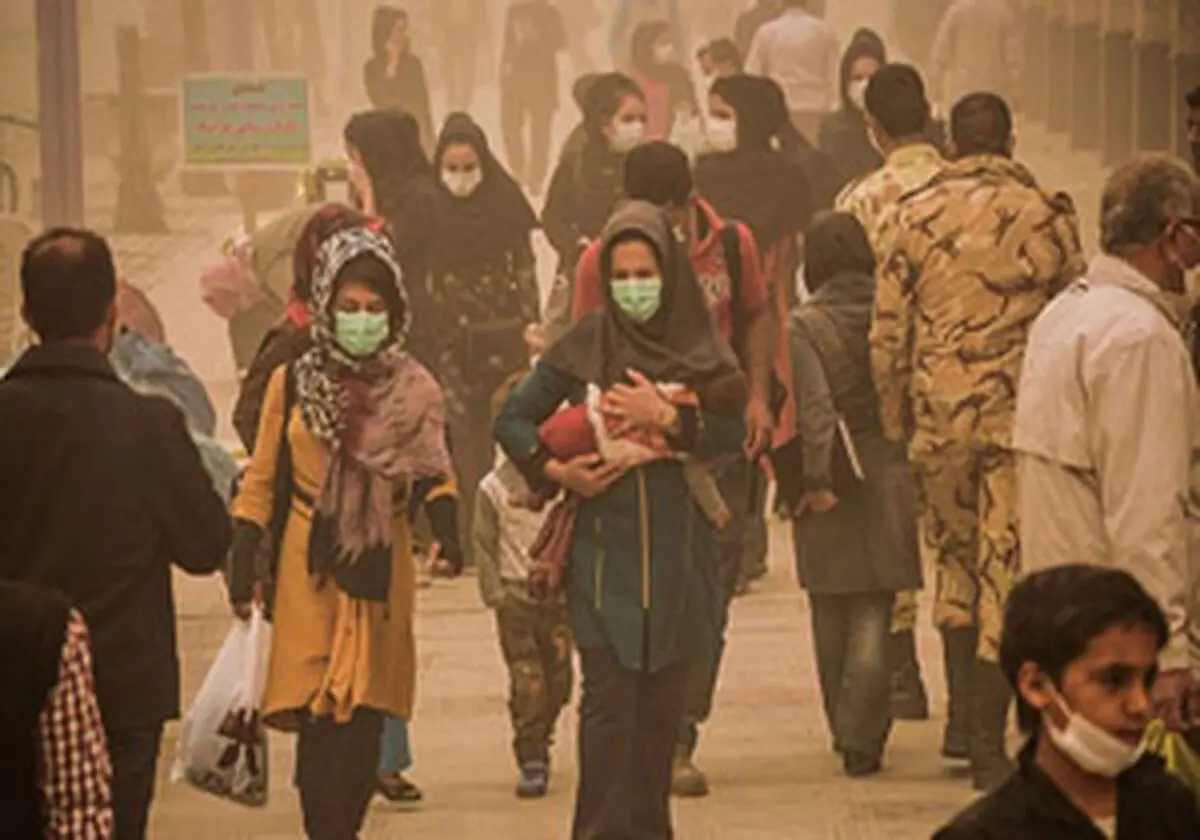 وجود مواد شیمیایی در هوای خوزستان!