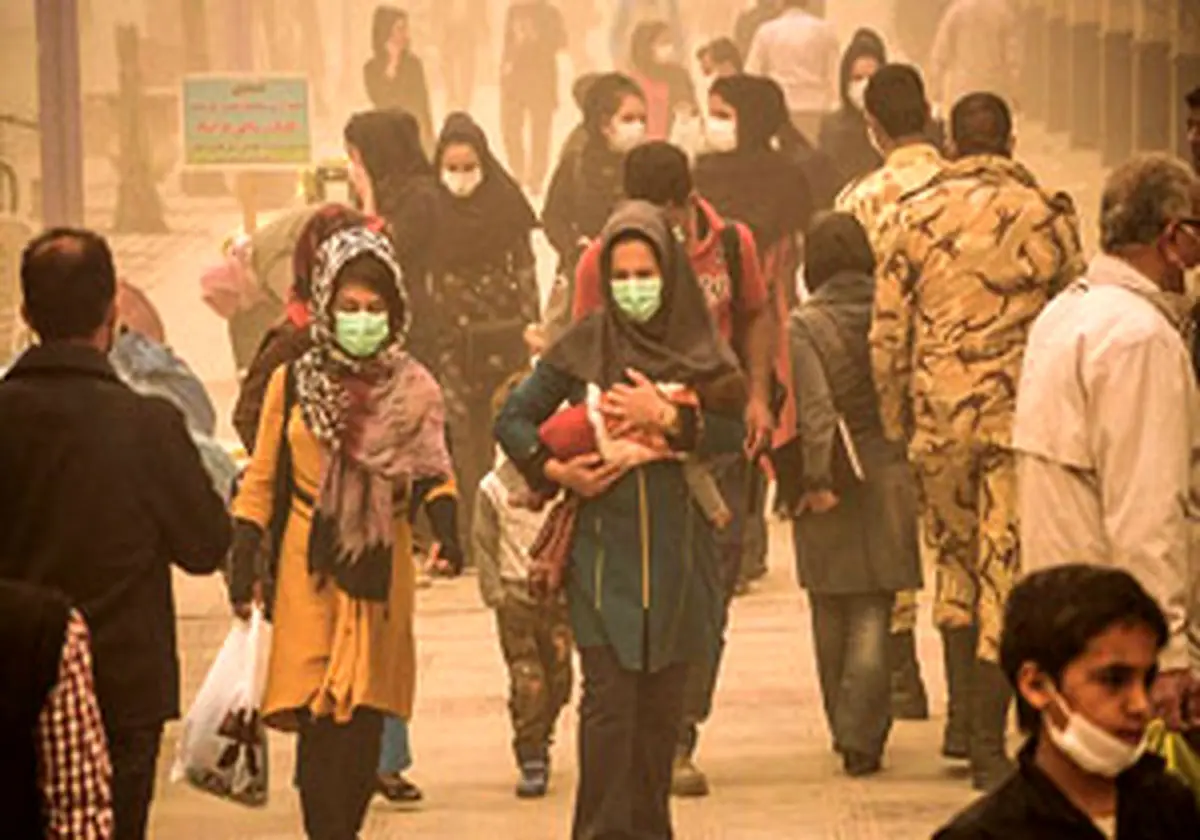 وجود مواد شیمیایی در هوای خوزستان!
