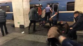 انفجار بمب نزدیک ایستگاه مترو در سنت پترزبورگ