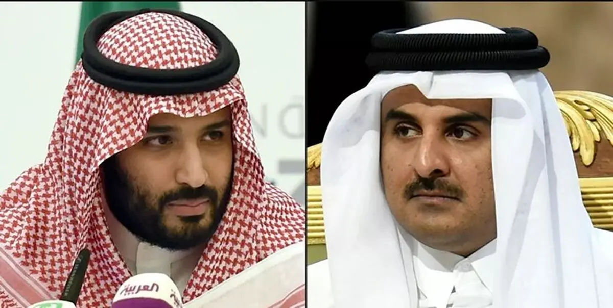 گفت‌وگو تلفنی امیر قطر با محمد بن سلمان