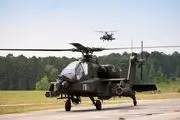 سقوط یک «بالگرد آپاچی-64» ارتش آمریکا