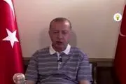 مشکل اردوغان در راه رفتن+فیلم